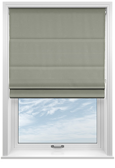 Devonshire, Light Grey - Roman Blind